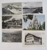 Postcards circa 1900s-1970s, two with German Swastikas, Royal family, Festival of Britain 1951, '