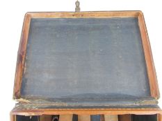 Good quality leather and brass shotgun cartridge case dating to c1900 (41 x 30 x 19cm) together with