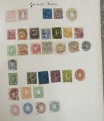 Europe: Sectional Imperial album of 1850s-1930s A to G countries starting Albania, ending Greece.