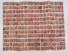 'La Bible' Victorian box of entries, covers, cuts and loose stamps, mostly of the period including 3