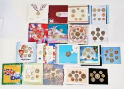 Elizabeth II (1952-2022) Brilliant Uncirculated Year/Individual Coin sets (17).  UK Set Dates, 1992,