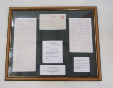 Cricketing ephemera - a letter from Don Bradman to Mr Nolan concerning a reference for Denis
