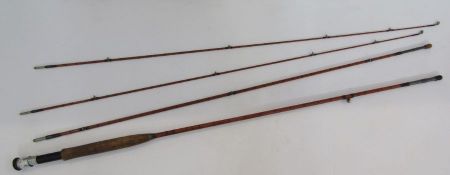 Hardy Palakona four-section split cane fly fishing rod in orange bag. to be added to this lot is the