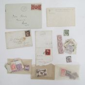 GB, British Empire & World: small tin of QV to KGVI definitives, commemoratives, fiscal and
