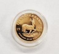 South Africa Republic 1998, 1/4 Ounce Krugerrand, Proof. From SA Mint, Limited edition to 1000, with