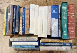 Folio Society The Book of 1001 Nights, 4 vols, quarter vellum with patterned boards, 