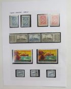 Belgium: Ostend-Dover crossing collection in four black folders with used and unused postcards,