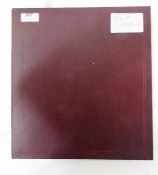 Falkland Islands: maroon album containing a mint collection, some unmounted, of King George VI and