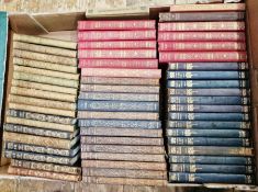 Macmillans Pocket Kipling, 14 vols, blue cloth with gilt decorations and titles to backstrip