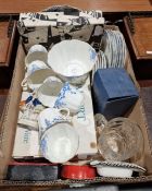 Tiffany & Co rock cut glass tankard, a Carltonware Haigh Whisky ashtray, a Coalport Paddingon Bear