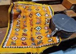 Laura Ashley dress and a Chinese-style red and floral embroidered jacket with Victoria and Albert