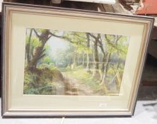 H Denis Gillard  Pastel on paper  