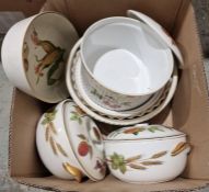 Portmeirion Botanic Gardens large serving bowl and another smaller Portmeirion Botanic Gardens bowl,