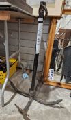 Vintage boat anchor