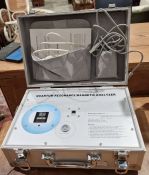 Quantum Resinance Magnetic Analyser machine, an ES200 Cold Plasma machine and a Yanco Industries Ltd