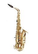 Elkhart Series II alto saxophone, serial no. 1018666 in black case with Yamaha mouth piece