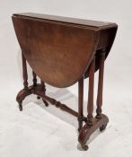 A pembroke table 75 cms w. x 72 cms h.