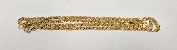 14ct gold heart pattern chain necklace, 12.6 grams approx.Condition Reportthere appears to be no