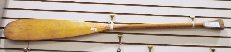 Wooden oar, 135cm long