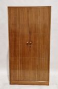 DM Letchworth Meredew mid century oak two door wardrobe, measuring approximately 176cm high by