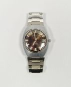 Sekonda 30 jewel automatic gentleman's wristwatch, the circular dial having baton hour markers, date