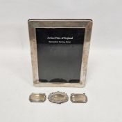 Silver photograph frame, hallmarked London 2002, maker's marks for Arthur Price, with easel back,