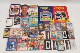 Quantity of vintage Commodore games to include Out Run, Teenage Mutant Hero Turtles, Future Shock,