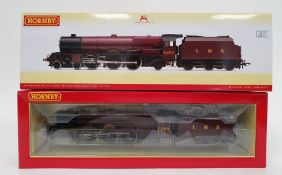 Hornby R30001 00 gauge locomotive and tender, LMS Princess Royal Class ' Princess Margaret Rose' No.