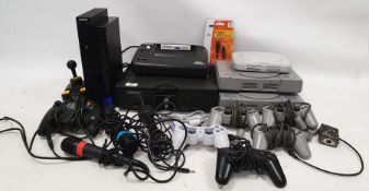 Game Consoles to include a Xbox, Sega Master system 2, PS one, two Sony Playstations, PlayStation