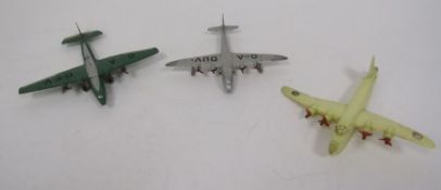 Dinky Toys diecast model planes to include 60R Empire Flying Boat, 62p Armstrong Whitworth