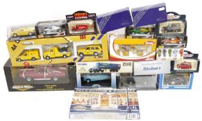Large quantity of boxed diecast model cars to include American Muscle 1:18 scale 1969 AMC AMX, Corgi