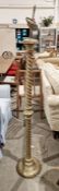 Early 20th century brass barley twist standard lamp Condition ReportThe height is approx 160cm,