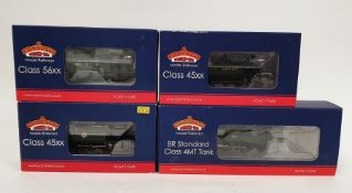 Four Boxed Bachmann Branch-line 1:76/00 gauge scale model railway locomotives to include 32-353 BR