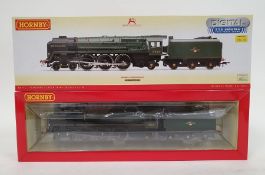 Hornby R3244TTS 00 gauge locomotive and tender, BR 4-6-2 Class 8 Duke of Gloucester '71000' TTS