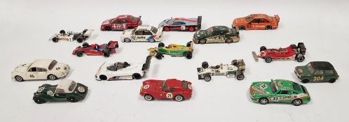 Quantity of playworn diecast model vehicles, Pauls Model Art Minichamps McLaren BMW 1997 #41,
