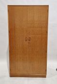 DM Letchworth Meredew mid century oak two door wardrobe, measuring approximately 176cm high by