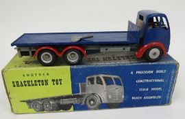 Shackleton Mechanical Foden F.G. vehicle, in blue with red mudguards, boxed with key Condition