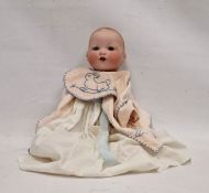 Early 20th century Armand Marseille bisque head doll, impressed A.M/Germany, no. 351/4 K to