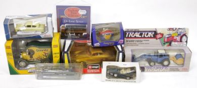 Quantity of boxed diecast model cars to include Burago 1/24 scale Porsche 356 B Coupe, Corgi 57501