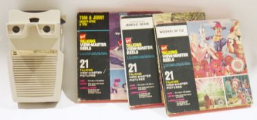 Gaf Talking View-Master with reels for the Wizard of Oz, the Jungle Book and Tom & Jerry, within a