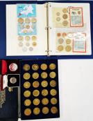 Collection of 23 tokens representing the XXIIIrd Olympiad Los Angeles 1984, some damage to the inner