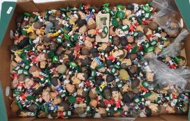 Large quantity of Corinthian Football players mostly loose figures (one box)