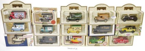 Large quantity of boxed Lledo die cast model cars to include Trackside, Pioneers of Aviation, The