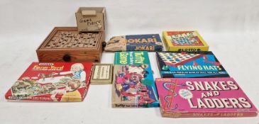 Small quantity of vintage children's board games and jigsaws to include Victory Farm-Yard Puzzle,