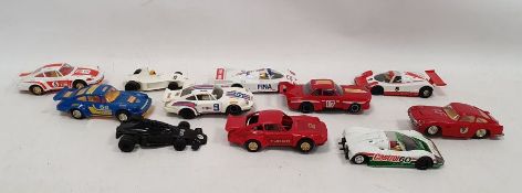 Scalextric cars to include C012 Shadow No.1, C012 Shadow No.5, C.125 Porsche No. 56 Dunlop, C.125