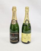 Bottle of Lanson Black Label Champagne Brut and a bottle of Joseph Perrier, Cuvee Royale
