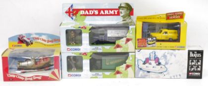 Corgi boxed media related diecast model vehicles to include Corgi Classics 05401 the Beatles