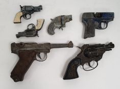 The Crescent Toy Co. Ltd Secret Agent .38 special revolver together with a Lone Star Luger 9mm