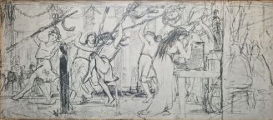 After Alma-Tadema  Black and white print  