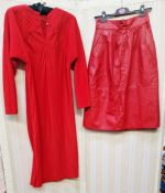 A 1980's jump suit labelled ? 